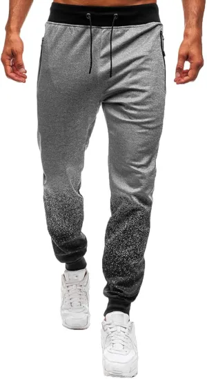 Men's Cargo Sweatpants Pockets Fleece Sweatpants for Men Women Letter Print Elastic Waist Jogger Pant Hip Hop Running