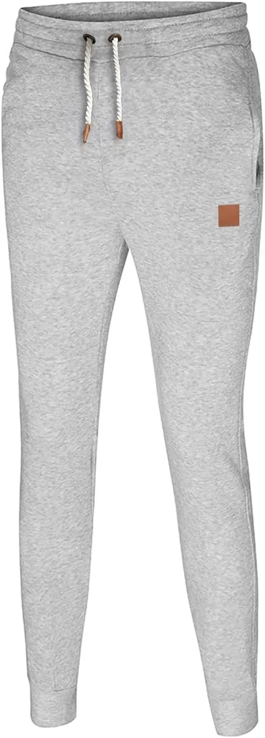 Men's Cargo Sweatpants Sports Outdoor Trousers Mens Active Fleece Athletic Sweatpant Basic Running Drawstring Joggers