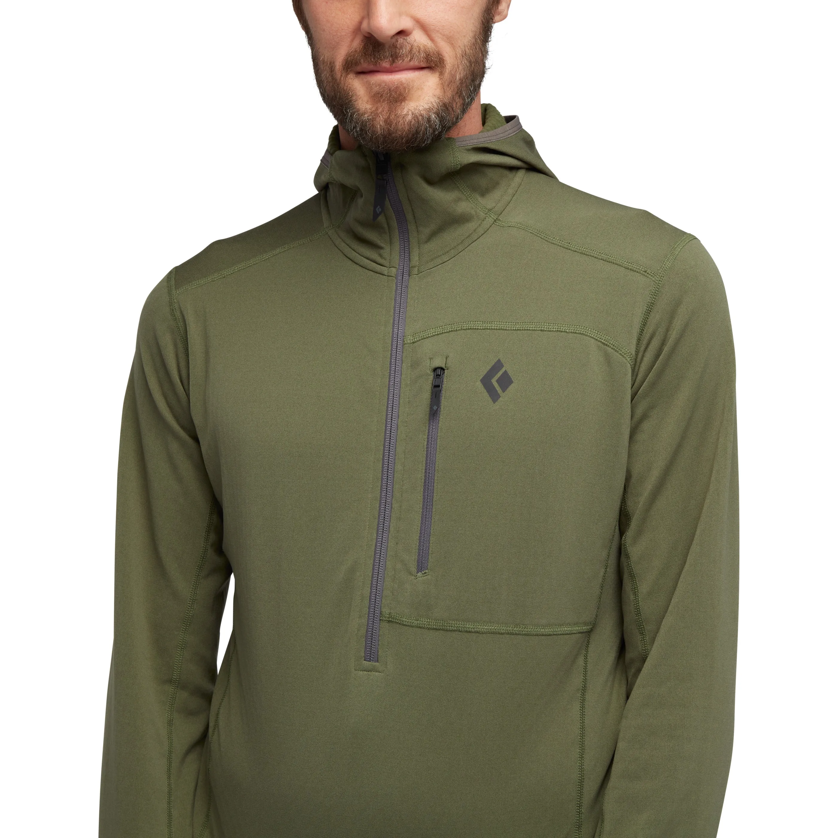 Men's Coefficient Quarter Zip Fleece Hoody