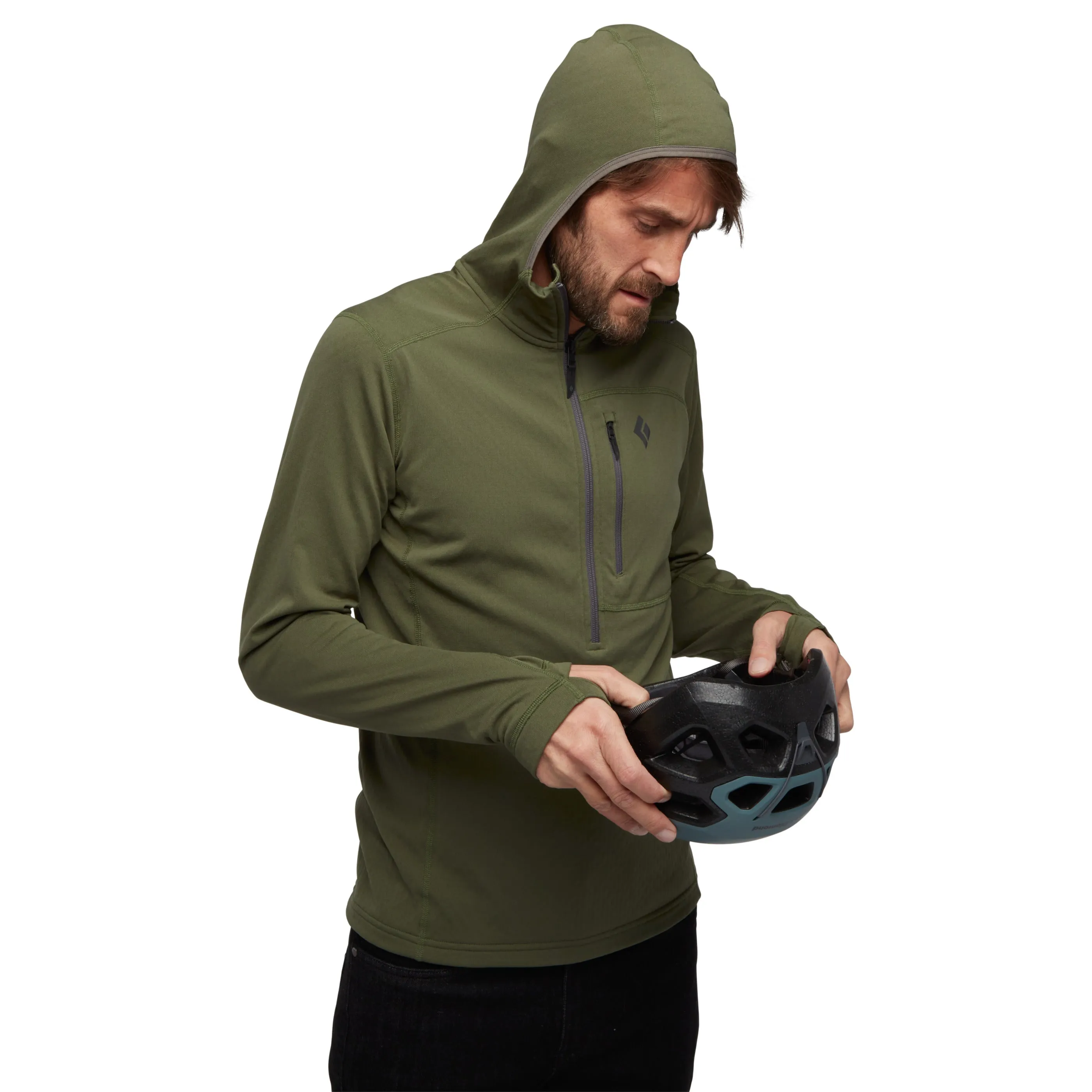 Men's Coefficient Quarter Zip Fleece Hoody