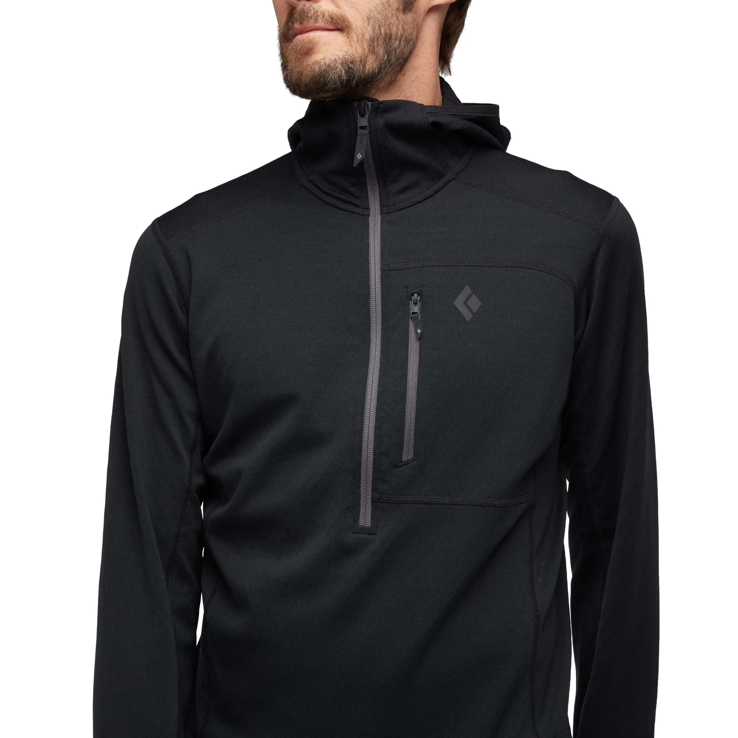Men's Coefficient Quarter Zip Fleece Hoody