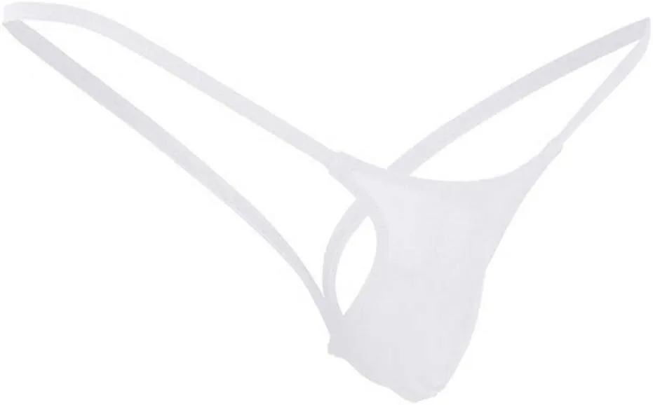 Mens Lace Sissy Thongs Panties Cheeky Micro Mesh Boxers Briefs G-String Underwear