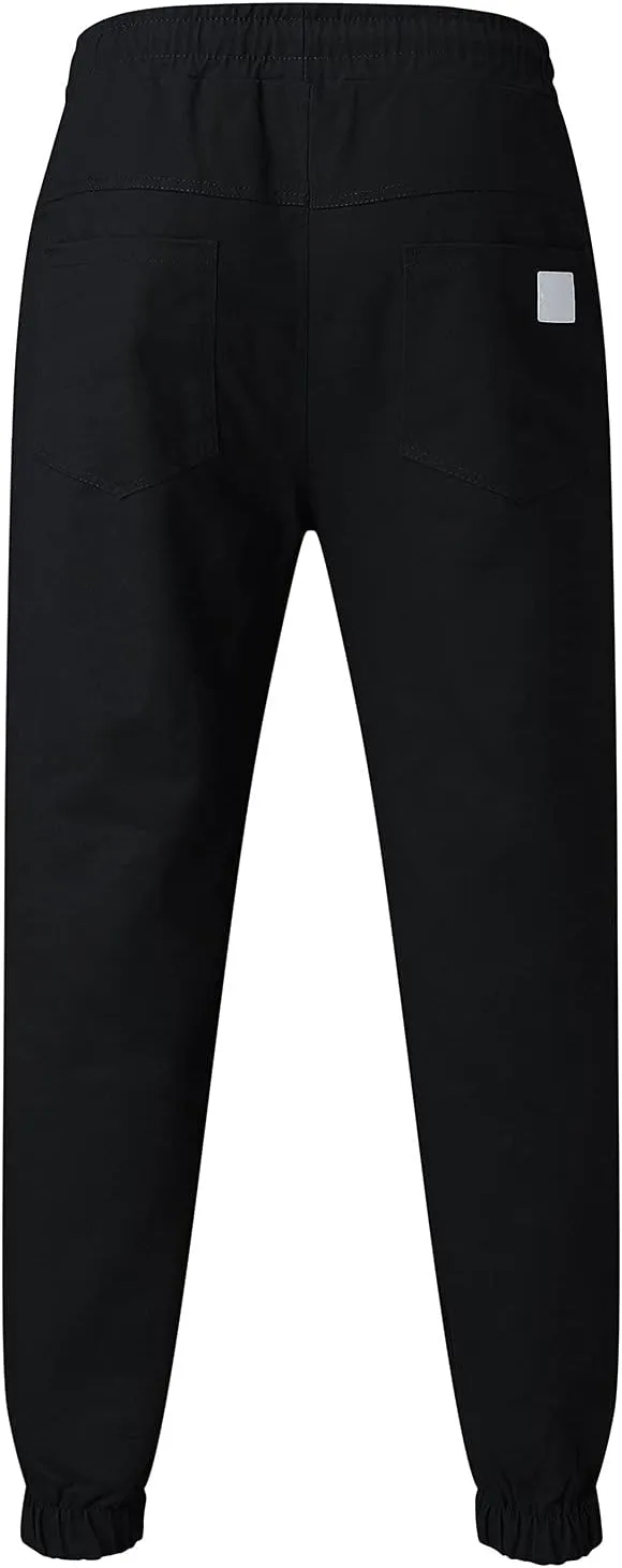 Mens Sweatpants Joggers Pants Man Waist Athletic Sports Sweats Casual Trousers Pants Sweatpants for Men with Pockets