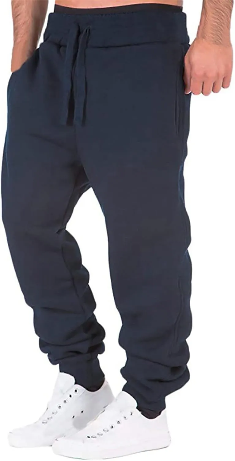 Mens Sweatpants with Pockets Joggers Pants Warm Athletic Track Pants with Pockets Men's Graphic Sweatpants Athletic