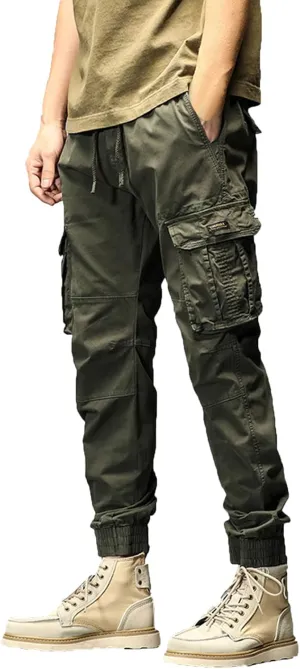 Mens Sweatpants with Pockets Waist Straight Leg Cargo Pants with Pockets Mens Sweatpants Big and Tall Fleece Lined