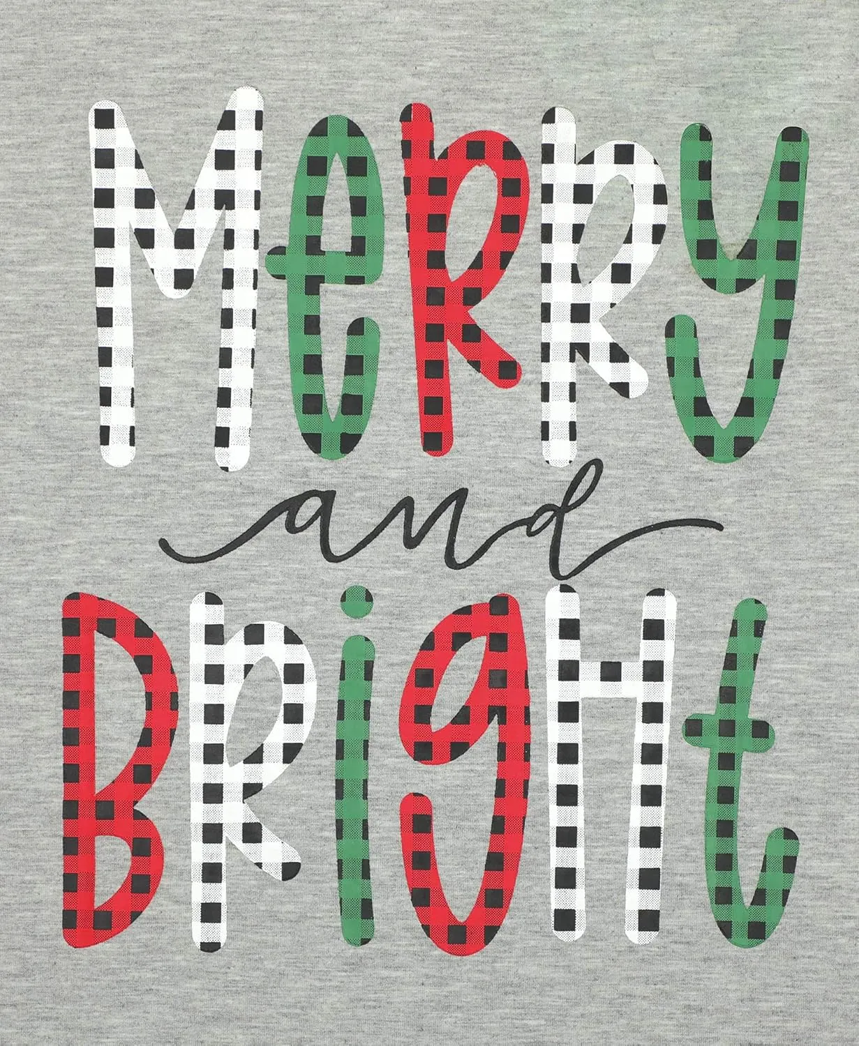 Merry and Bright Sweatshirts Pullover Women Christmas Letter Graphic Print Long Sleeve Crewneck Shirts Casual Blouse Tops