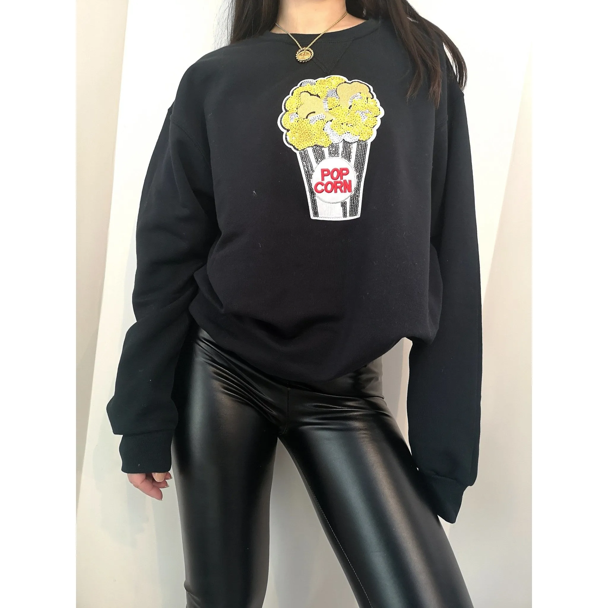 off to the movies crewneck