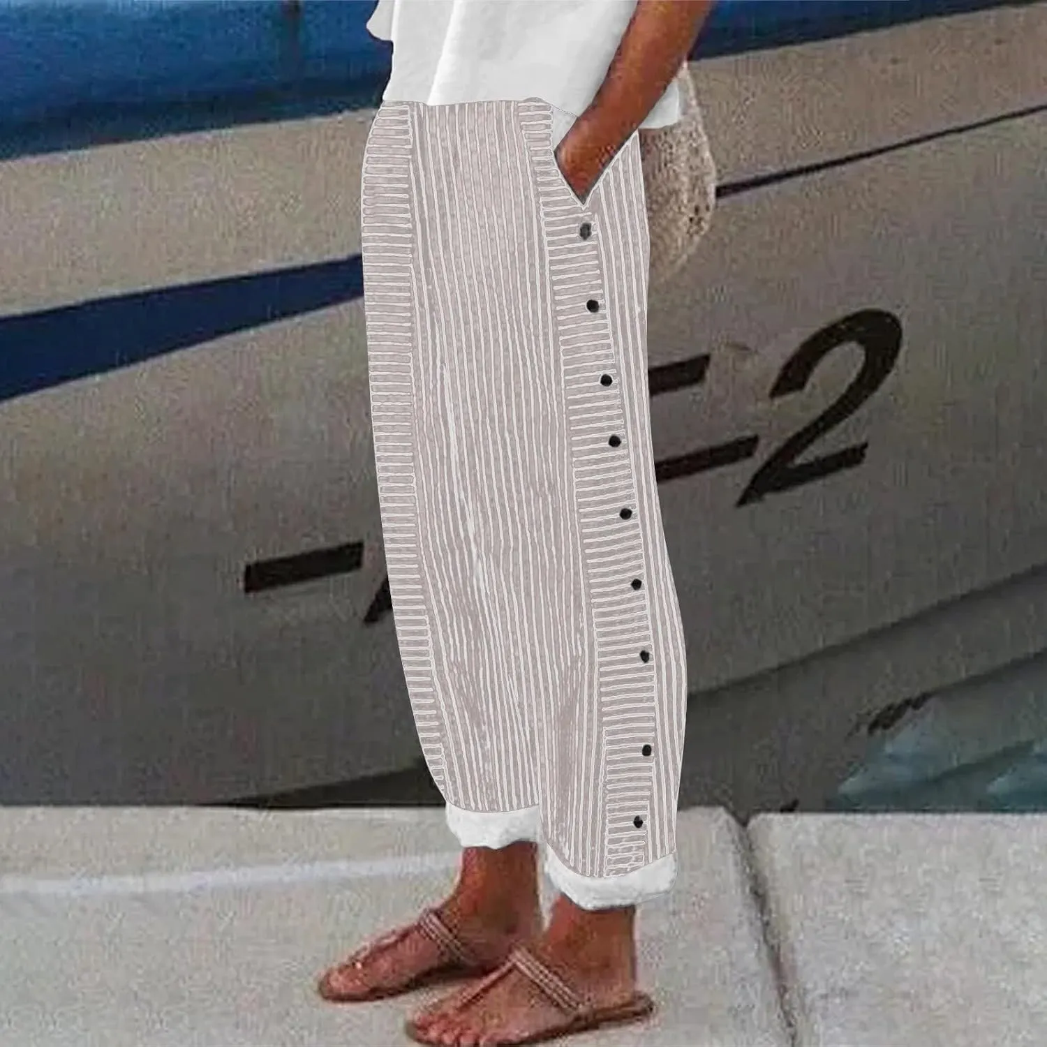 Palazzo Pants for Women Tether Loose Yoga Trousers Womens Pants Casual Womens Vacation Outfits Ladies