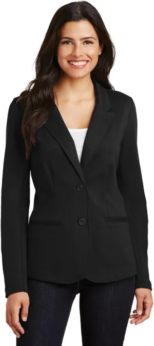 Port Authority Ladies Knit Blazer. LM2000, Black, XXL