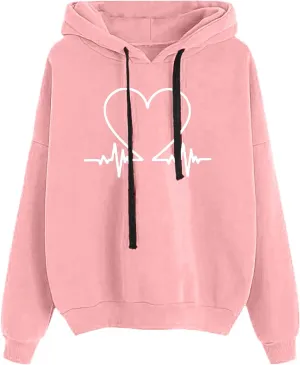 PTOLOCIF Women Oversized Hoodies Lightweight Cute Sweatshirts Pullover Fleece Sweaters 2024 Trendy Fall Outfits Y2k Clothes