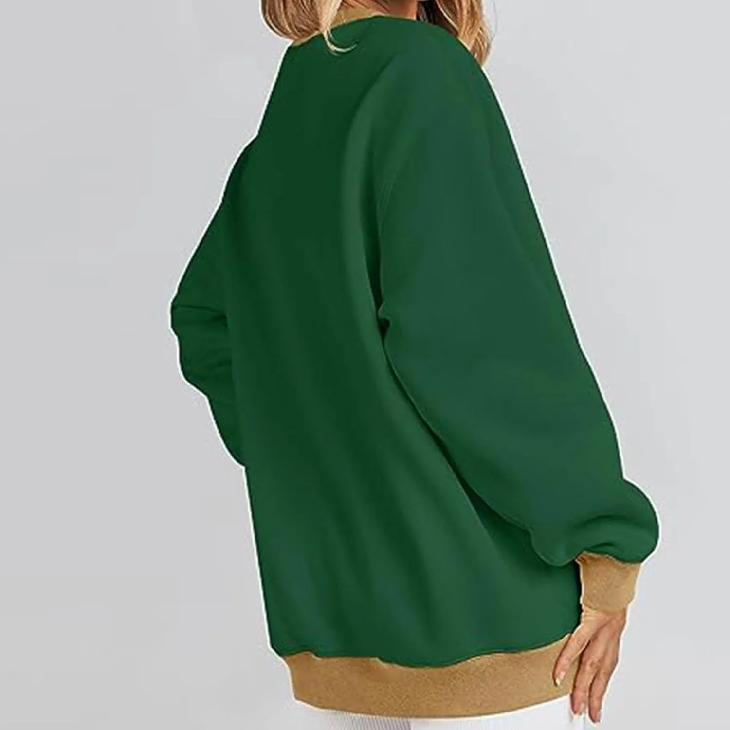 Remember Your Why Sweatshirt for Women Casual Long Sleeve Oversized Tops Trendy Crewneck Pullover Classic Solid Comfy Blouse