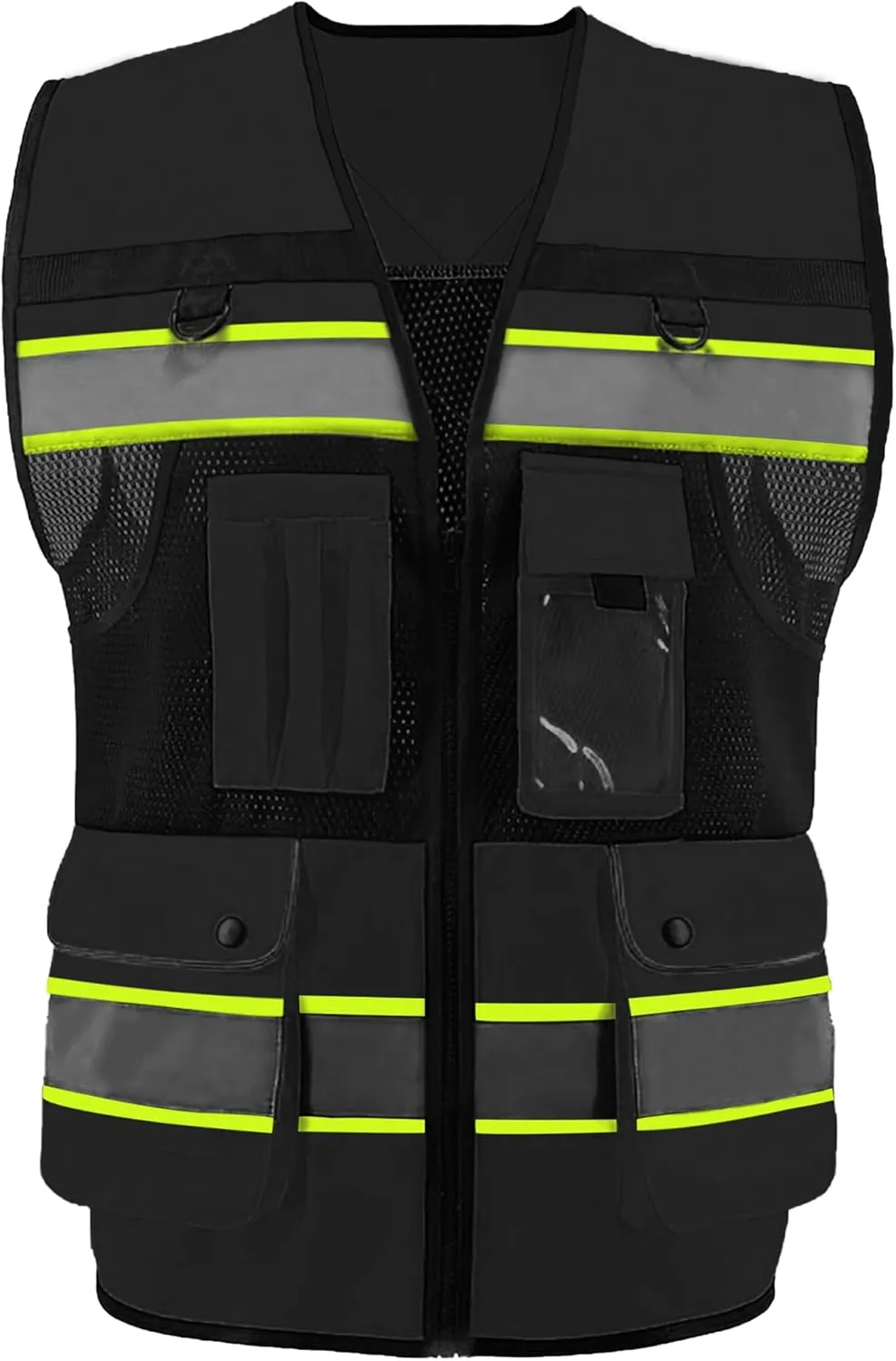 Safety Vest High Visibility Reflective Construction Vest