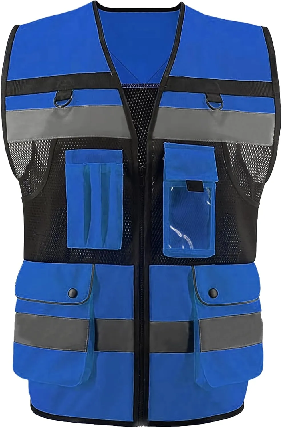 Safety Vest High Visibility Reflective Construction Vest