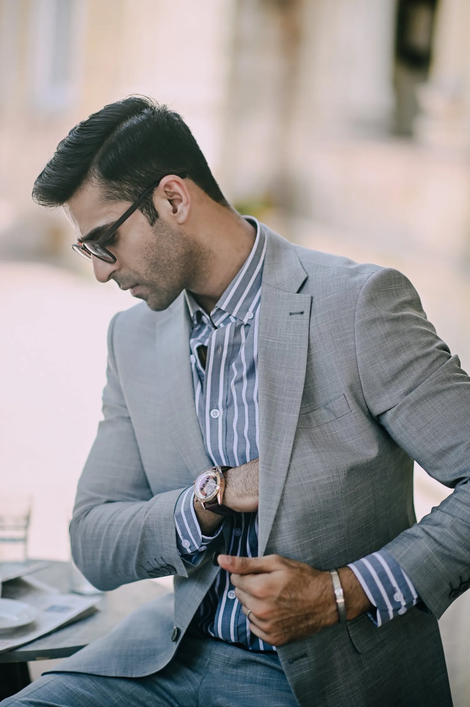 SHARP ASH GREY SUIT