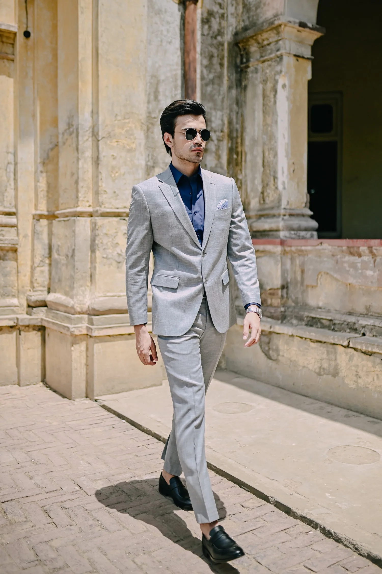 SHARP ASH GREY SUIT