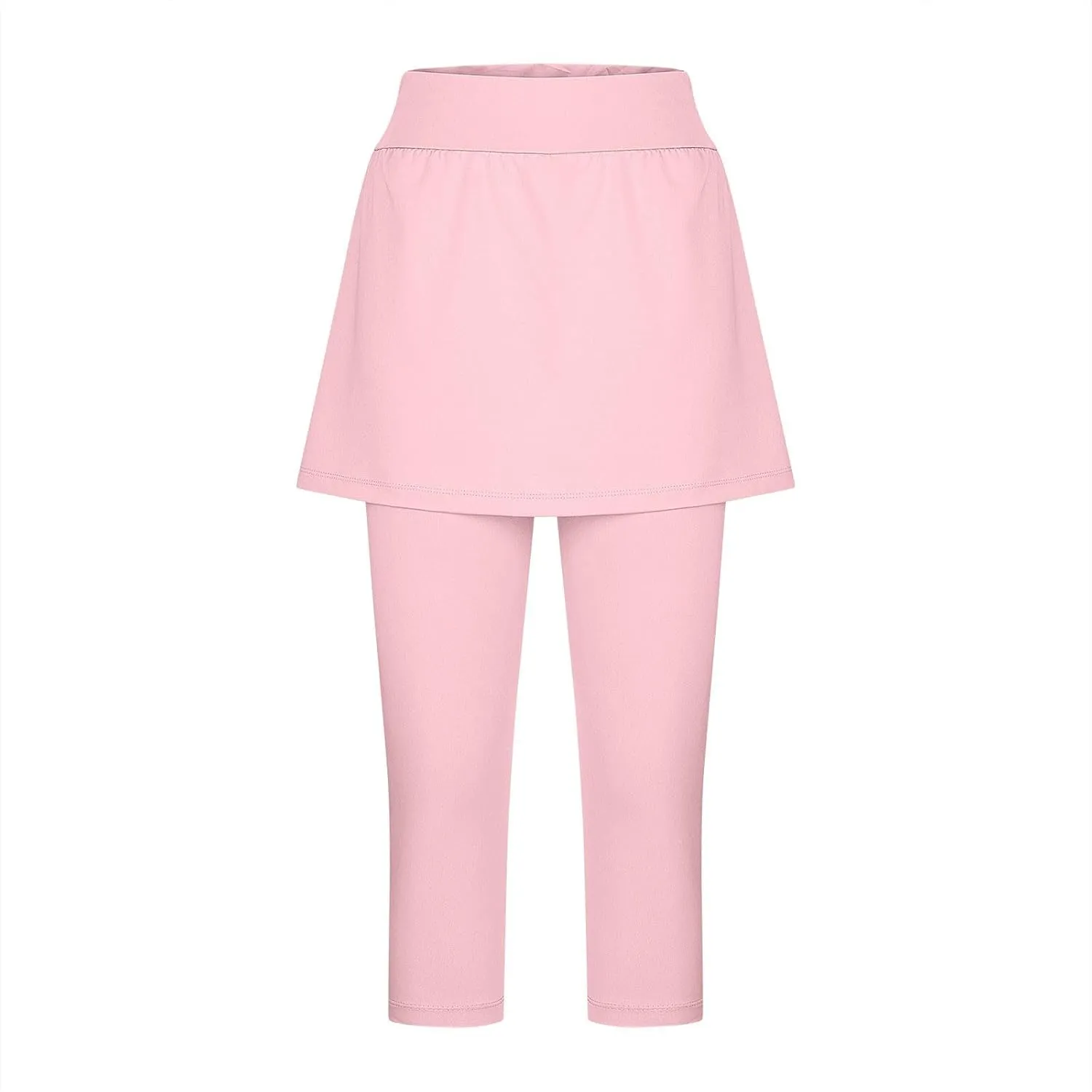 Skirted Legging for Women Cheerleading Tennis Pickleball Golf Skorts Stretchy Soft Capris Athletic Skirt with Leggings