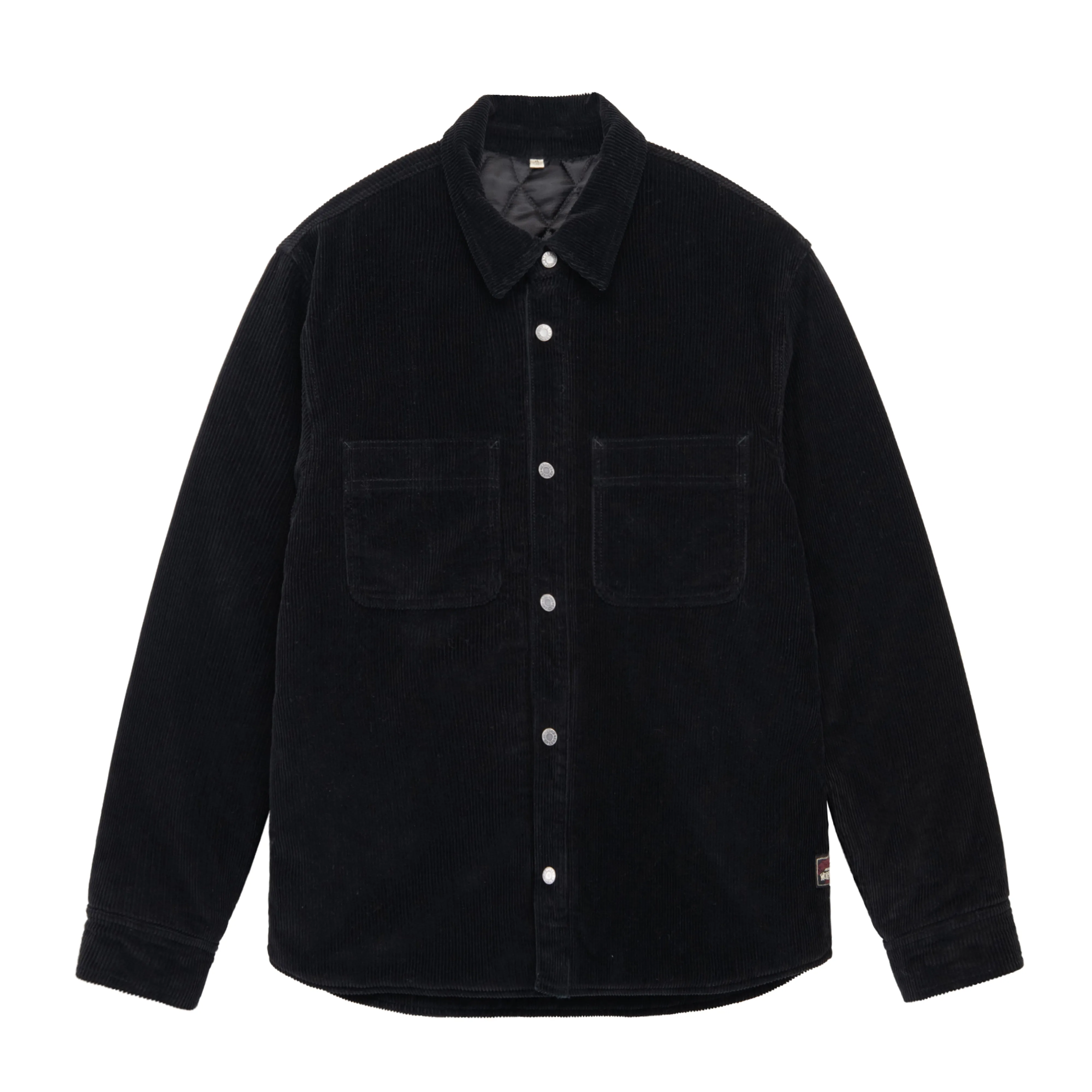 Stüssy - Cord Quilted Overshirt - (Black)