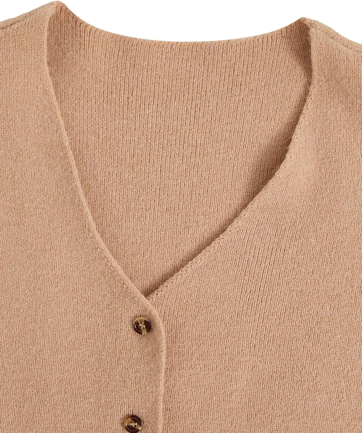 Verdusa Women's Sleeveless Button Front Old Money Knit Sweater Vest