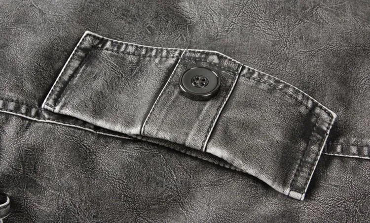 West Louis Winter PU Moto Long Leather Jacket