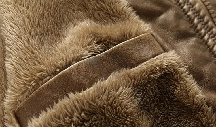 West Louis Winter PU Moto Long Leather Jacket