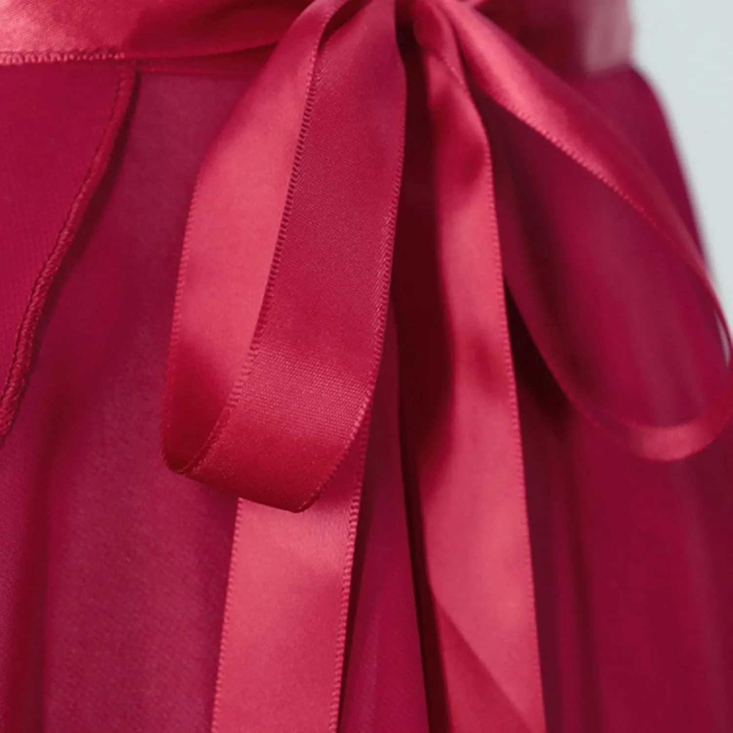 Women Ballet Maxi Skirts High Waist Irregular Hem Long Skirt Flowy Dance Skirts Solid Ankle Length Wrap Skirt