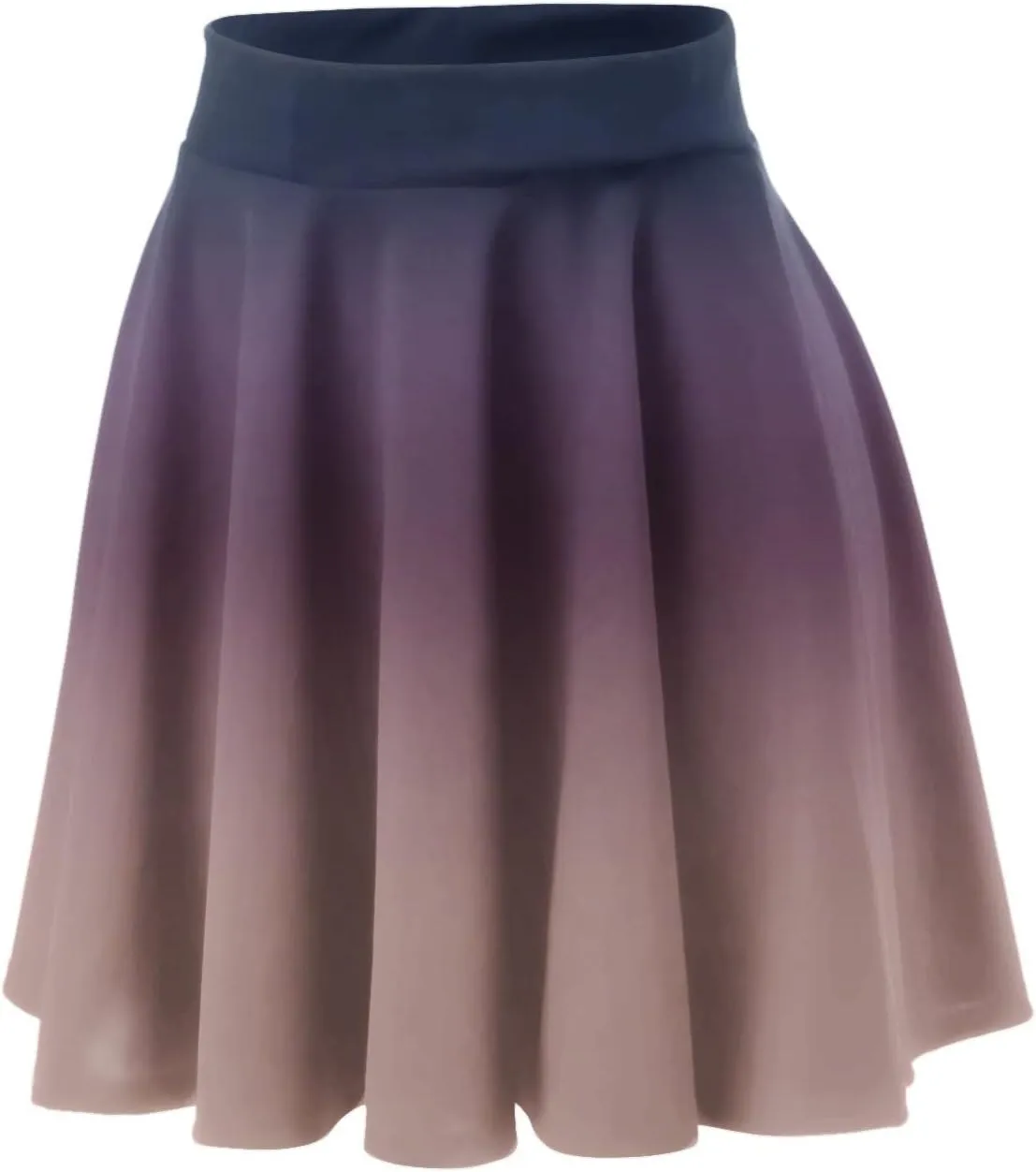 Women's A Line Midi Skirts Ruffles Solid Skirts Vintage Irregular Cute Holiday Elastic Skirt for Women Daily