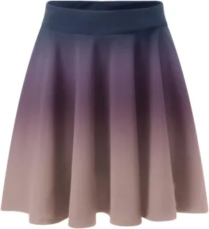 Women's A Line Midi Skirts Ruffles Solid Skirts Vintage Irregular Cute Holiday Elastic Skirt for Women Daily