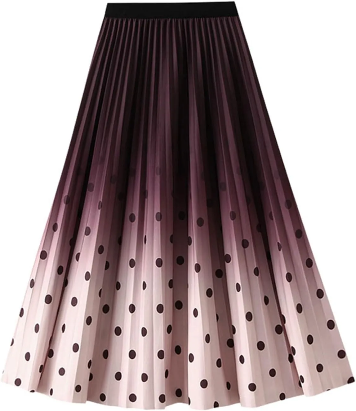 Womens Floral Print Midi Tulle Skirts High Waist Layered A-Line Mesh Chiffon Tutu Long Skirt Girls Fairy Tiered Skirt