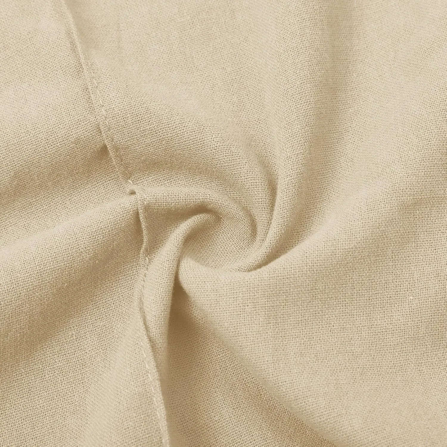Women's Linen Pants Women's Relax Fit Linen Pants - Lightweight Summer Casual Trousers with Elastic Waist