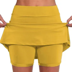 Women's Mini Tennis Skirt with Shorts 2025 Athletic Workout Cute Golf Skorts Trendy Summer Gym Clothes for Casual