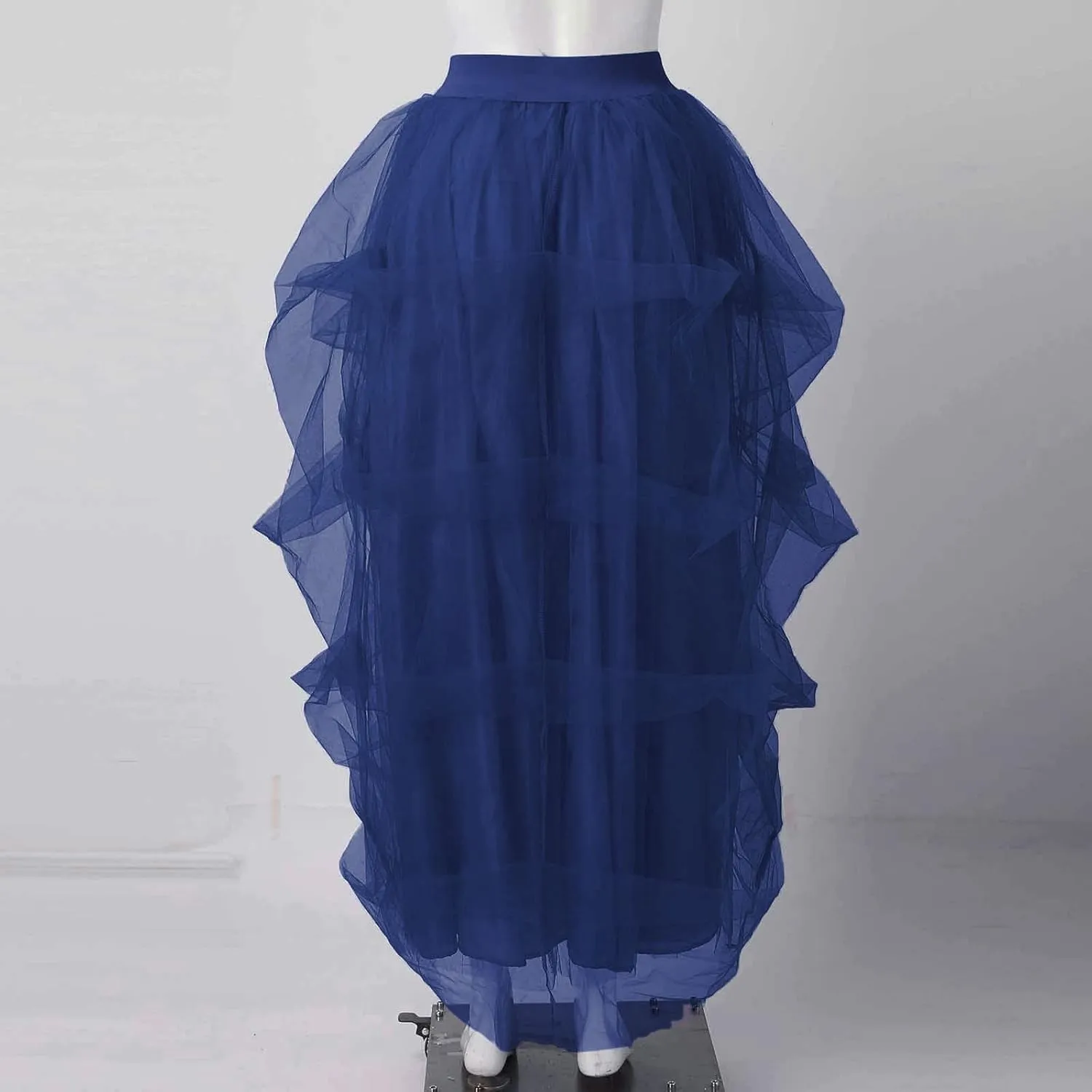 Women's Party High Waist Elastic Belt Casual Poncho Women's Skirt Bubble Skirt Jean Skirt Plus Size 20