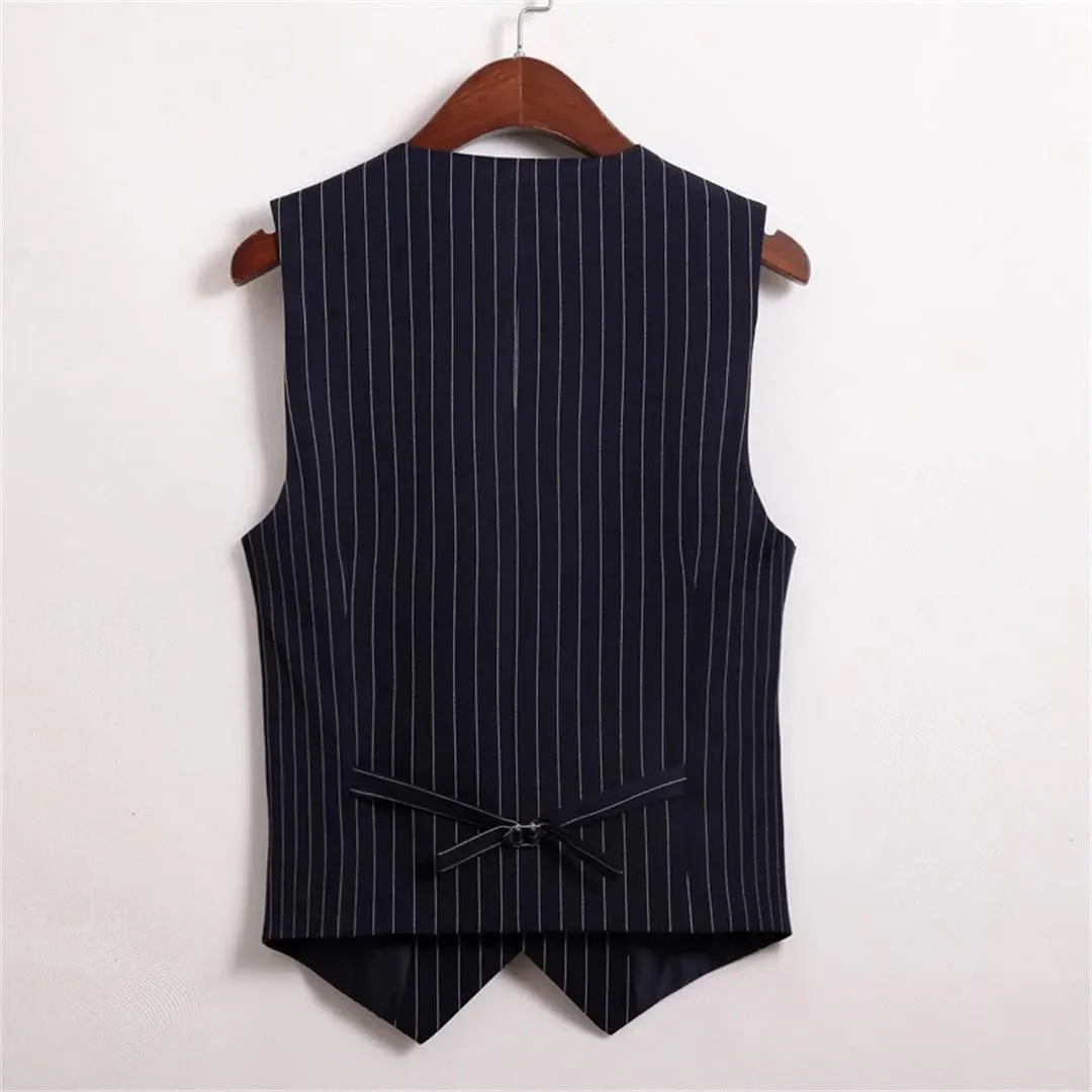 Women'S Striped Formal VeSt V Neck BuSineSS CaSual VeSt Regular Fit VeSt Top