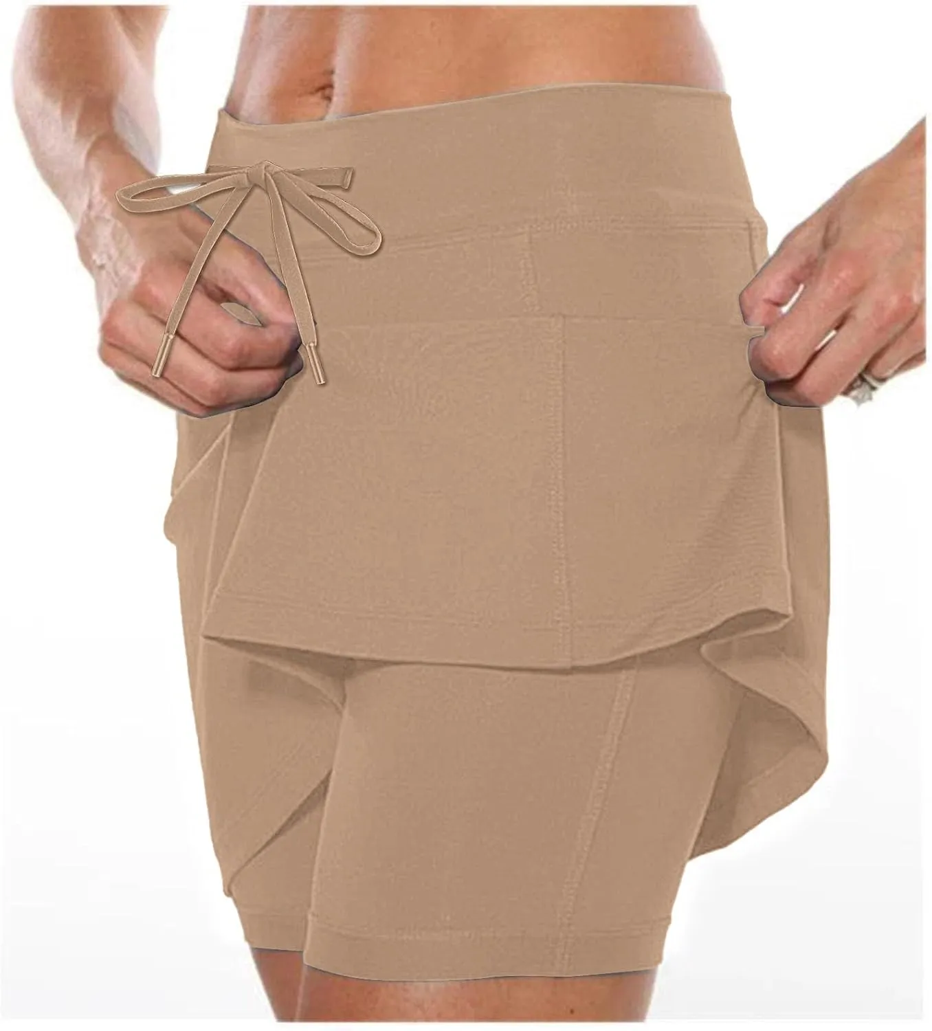Women's Tennis Golf Skirts High Waisted with Pockets Inner Shorts for Athletic Skorts Sports Running Pants for Women