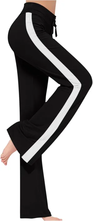 Womens Wide Leg Flare Yoga Pants High Waist Tummy Control Trousers Casual Comfy Loose Stretchy Soft Modal Lounge Pants