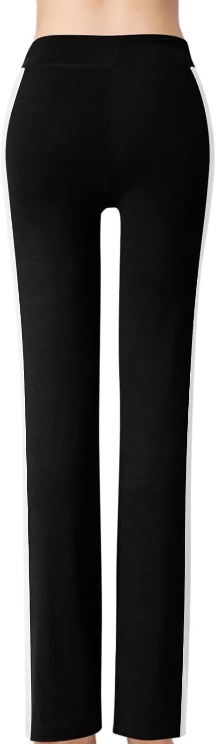 Womens Wide Leg Flare Yoga Pants High Waist Tummy Control Trousers Casual Comfy Loose Stretchy Soft Modal Lounge Pants
