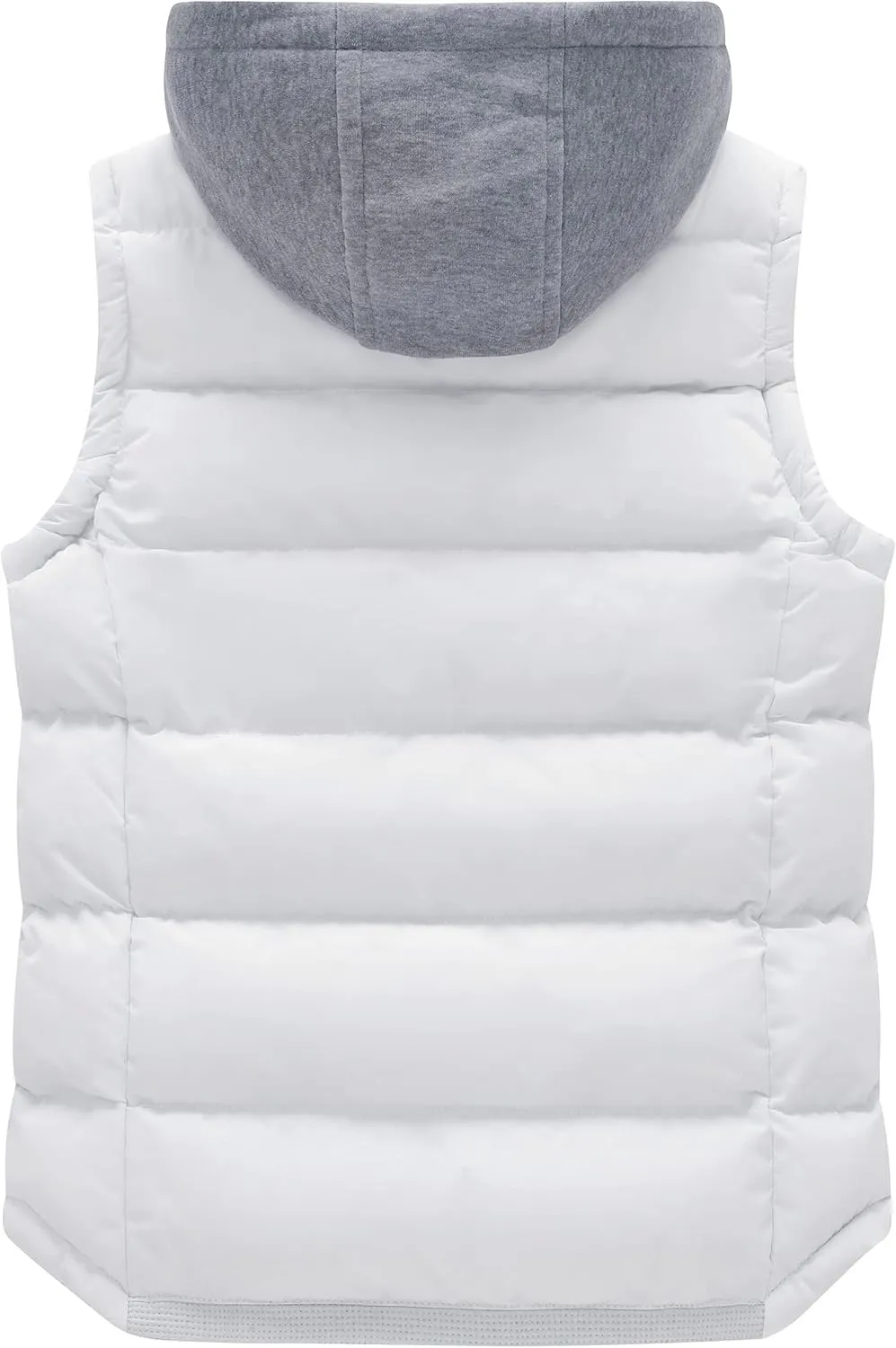 ZSHOW Men's Puffer Vest Removable Hooded Vest Outdoor Winter Vest